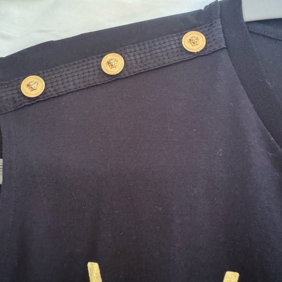 Versace tunic with pockets and gold buttons - Picture 3 of 5